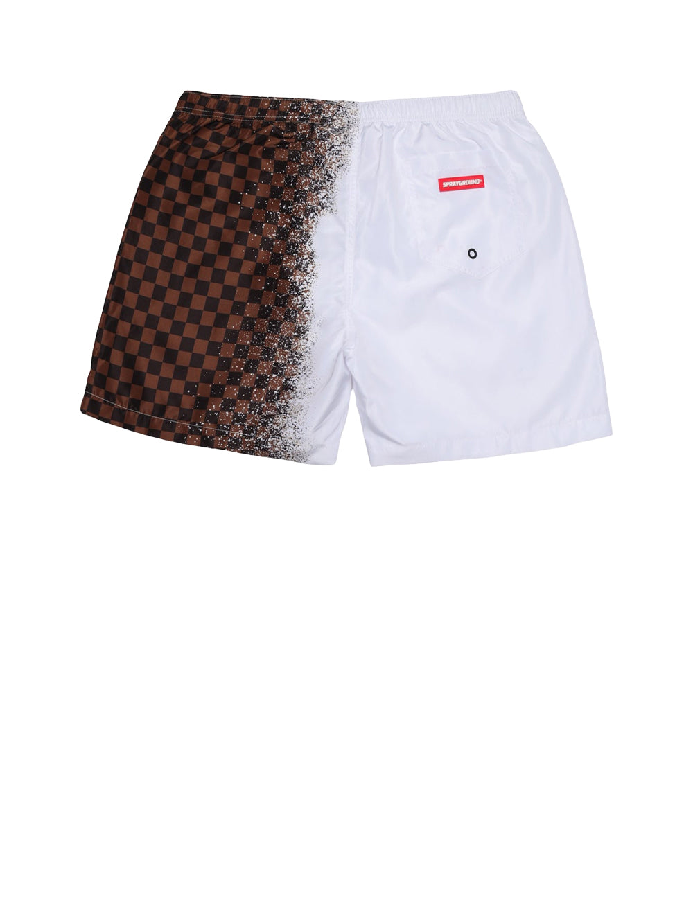 Boxer mare Uomo Sprayground sp918-wht SPRAY SIP BROWN SWIM TRUNKS