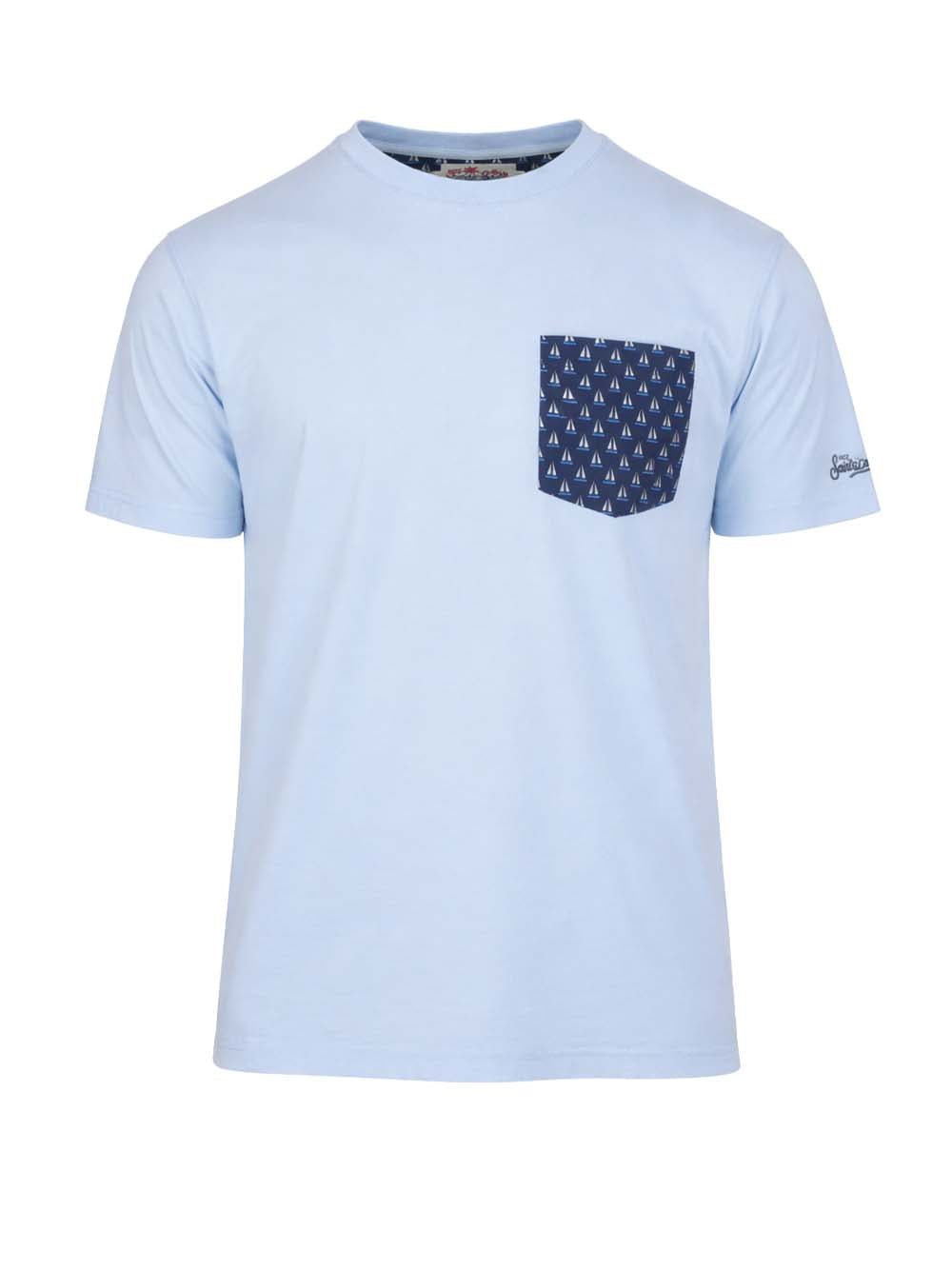 T-Shirt Uomo Saint Barth blanche-02086l 31 REGULAR SAIL 61