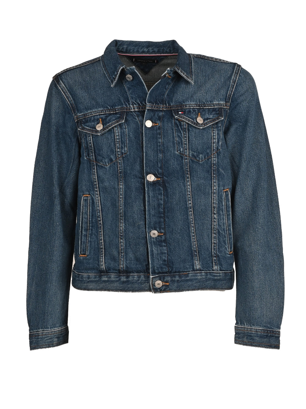 Mens tommy hilfiger jean jacket on sale