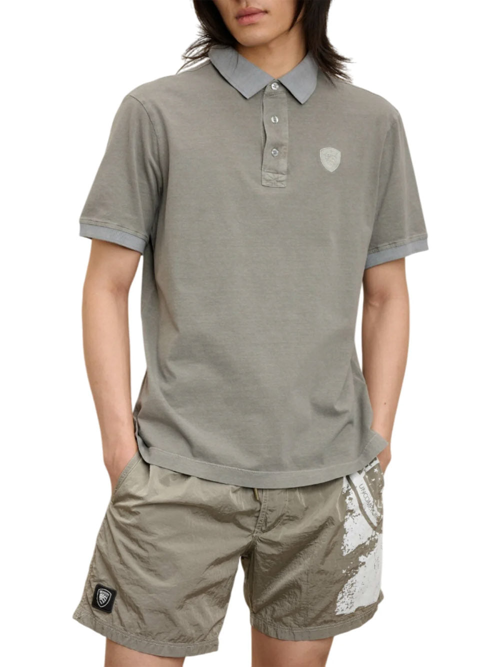 Polo Uomo Blauer 25sblut02346_007132-937 Devitt
