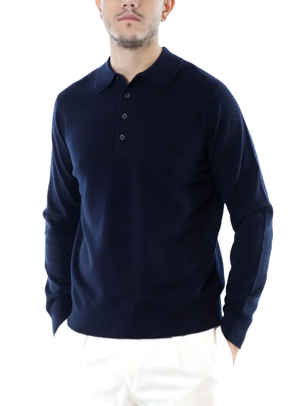 Herren-Polo Claq cq9200006-blue