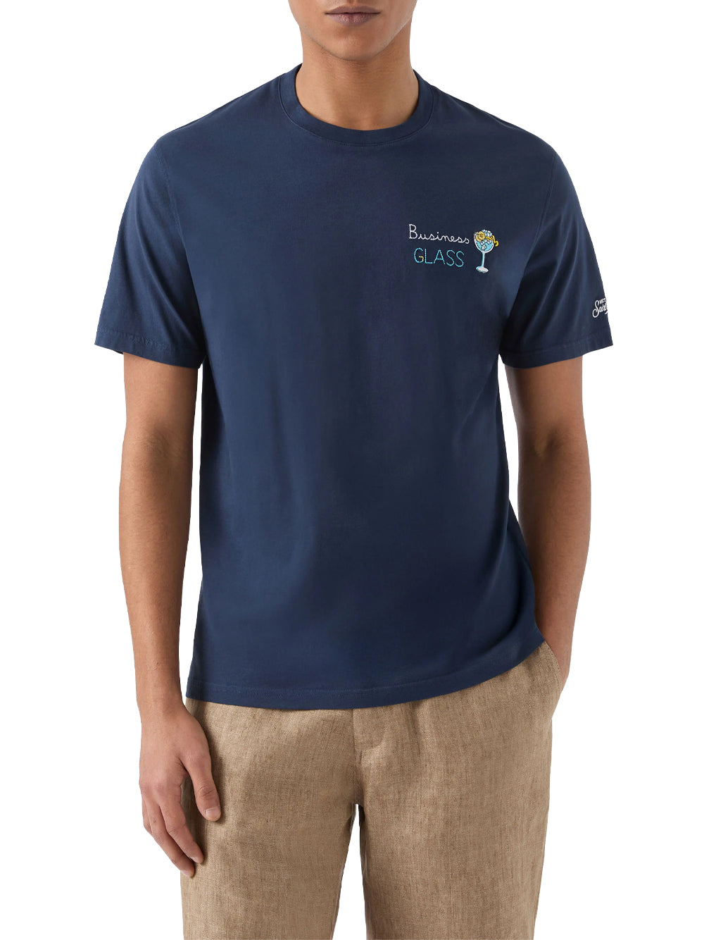 T-Shirt Uomo Saint Barth portofino-00164l BUSINESS GLASS 61 EMB